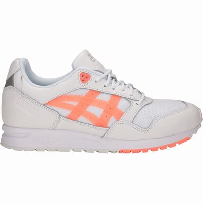 Asics Gel-Saga - Naisten Tennarit - Valkoinen/Oranssi Koralli